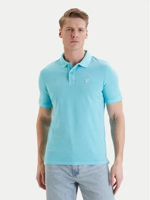 Obrázek produktu Guess Polokošile F6GP03 K9WF1 Tyrkysová Slim Fit