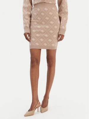Obrázek produktu Guess Pouzdrová sukně W4BD0S Z3JD2 Béžová Regular Fit