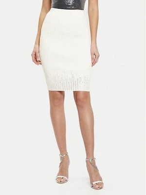 Obrázek produktu Guess Pouzdrová sukně W5RD83 Z2Y50 Écru Slim Fit