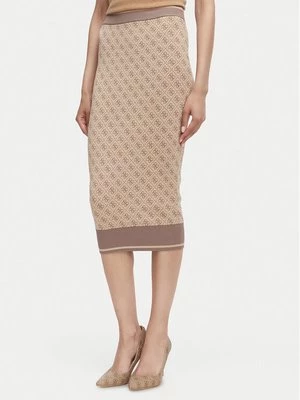 Obrázek produktu Guess Pouzdrová sukně W6YD19 Z0961 Béžová Slim Fit