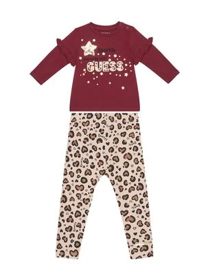 Obrázek produktu Guess Sada halenka a legíny A5BG02 J1314 Červená Regular Fit