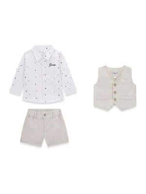 Obrázek produktu Guess Sada košile, vesta a textilní kalhoty I6RG12 WF6P0 Béžová Regular Fit
