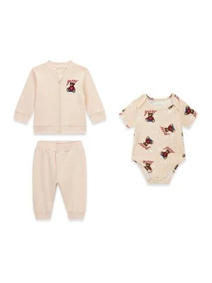 Obrázek produktu Guess Sada mikina, body a tepláky H6RW02 KA6W4 Béžová Regular Fit