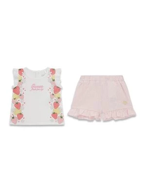 Obrázek produktu Guess Sada T-shirt a šortky A6GG00 K6YW0 Bílá Regular Fit
