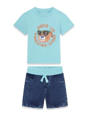 Obrázek produktu Guess Sada T-shirt a šortky I6GG05 K8HM4 Tyrkysová Regular Fit