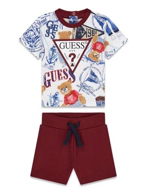 Obrázek produktu Guess Sada T-shirt a šortky I6RG08 K8HM4 Bordó Regular Fit