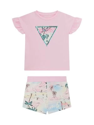 Obrázek produktu Guess Sada T-shirt a šortky K6GG02 K6YW4 Světle růžová Regular Fit