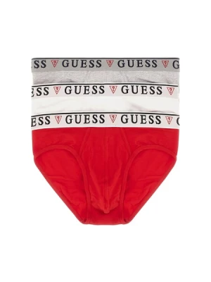 Obrázek produktu GUESS Slipy 'BRIAN HERO'  šedý melír / červená / černá / bílá