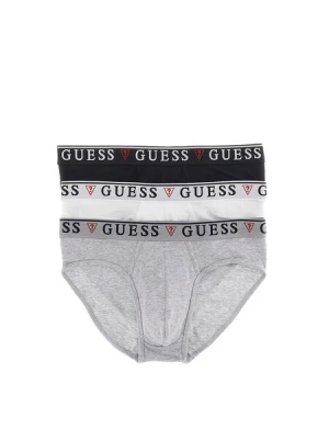 Obrázek produktu GUESS Slipy 'BRIAN HERO'  světle šedá / červená / černá / bílá