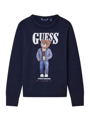 Obrázek produktu Guess Svetr L6RR04 Z2ZK2 Tmavomodrá Regular Fit
