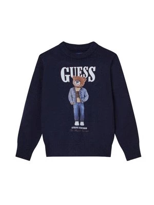 Obrázek produktu Guess Svetr N6RR01 Z2ZK2 Tmavomodrá Regular Fit