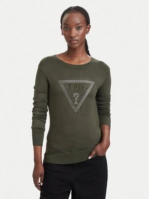 Obrázek produktu Guess Svetr W6YR28 Z0976 Tmavě zelená Regular Fit