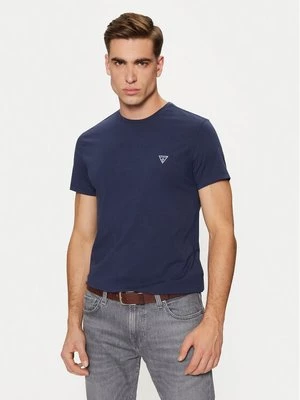 Obrázek produktu Guess T-Shirt Caleb U97M00 KCD31 Tmavomodrá Slim Fit