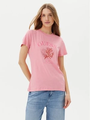 Obrázek produktu Guess T-Shirt E5GI03 K8G01 Růžová Regular Fit
