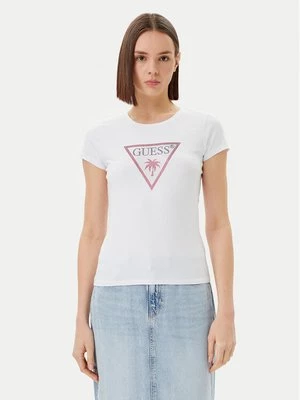 Obrázek produktu Guess T-Shirt E5GI08 J1314 Bílá Slim Fit