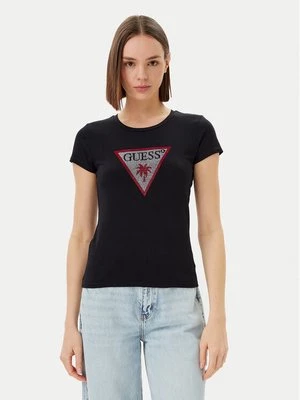 Obrázek produktu Guess T-Shirt E5GI08 J1314 Černá Slim Fit