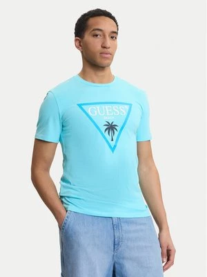 Obrázek produktu Guess T-Shirt F6GI09 J1314 Modrá Slim Fit