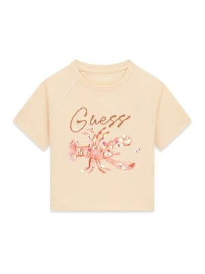 Obrázek produktu Guess T-Shirt J6GI08 K8HM4 Světle oranžová Regular Fit