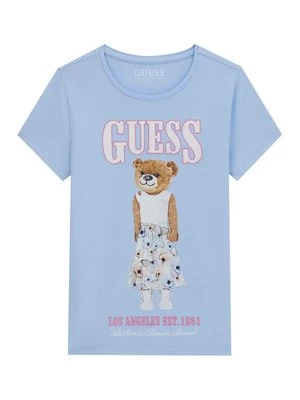 Obrázek produktu Guess T-Shirt J6RI10 K6YW4 Světle modrá Regular Fit