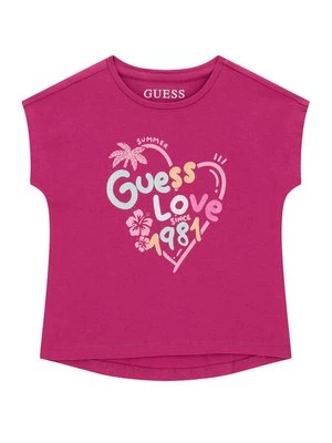 Obrázek produktu Guess T-Shirt K6GI03 K6YW4 Tmavě růžová Regular Fit
