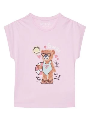 Obrázek produktu Guess T-Shirt K6GI18 K6YW4 Růžová Regular Fit