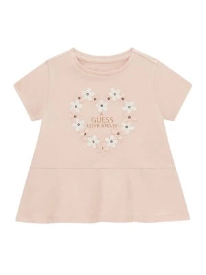 Obrázek produktu Guess T-Shirt K6GI20 K6YW4 Světle růžová Regular Fit