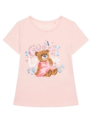 Obrázek produktu Guess T-Shirt K6RI03 K6YW4 Růžová Regular Fit