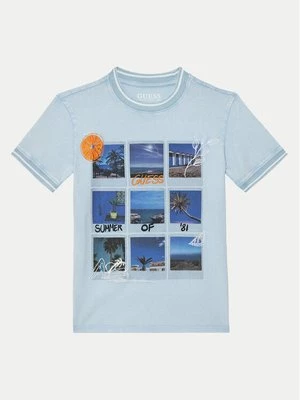 Obrázek produktu Guess T-Shirt L5GI11 K8HM4 Světle modrá Regular Fit