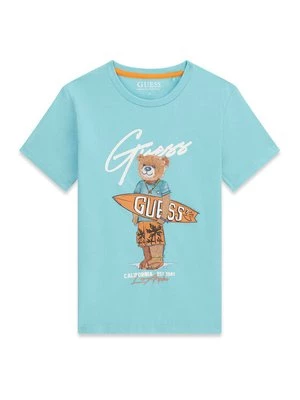Obrázek produktu Guess T-Shirt L6GI09 K8HM4 Modrá Regular Fit