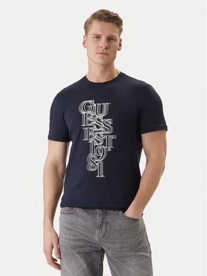 Obrázek produktu Guess T-Shirt M6GI10 K2991 Tmavomodrá Slim Fit