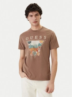Obrázek produktu Guess T-Shirt M6GI33 K3310 Hnědá Regular Fit