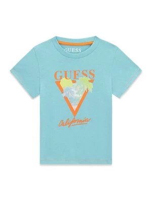 Obrázek produktu Guess T-Shirt N6GI10 K8HM4 Tyrkysová Regular Fit