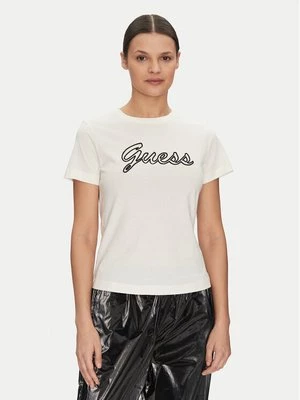 Obrázek produktu Guess T-Shirt V5GI02 K9RM1 Écru Slim Fit Krémová