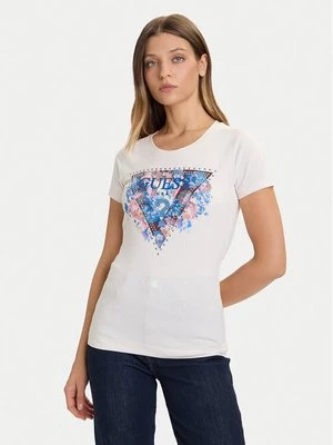 Obrázek produktu Guess T-Shirt W5BI29 J1314 Écru Slim Fit Krémová