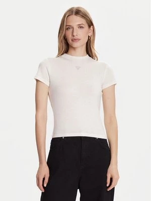 Obrázek produktu Guess T-Shirt W5BP07 KCGM2 Écru Slim Fit Krémová