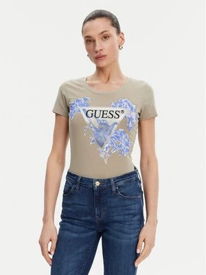Obrázek produktu Guess T-Shirt W5GI08 J1314 Khaki Slim Fit