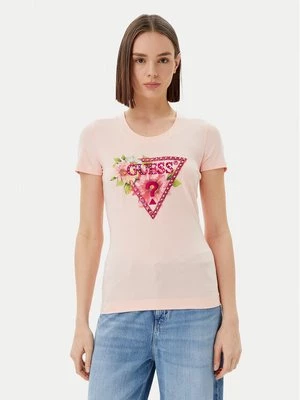 Obrázek produktu Guess T-Shirt W5GI10 J1314 Růžová Slim Fit