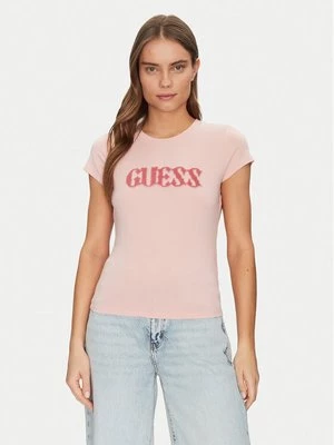 Obrázek produktu Guess T-Shirt W5GI42 J1314 Růžová Slim Fit
