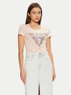 Obrázek produktu Guess T-Shirt W5RI22 J1314 Écru Regular Fit Krémová