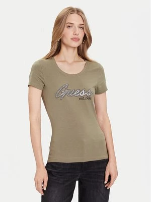 Obrázek produktu Guess T-Shirt W5YI16 J1314 Zelená Regular Fit