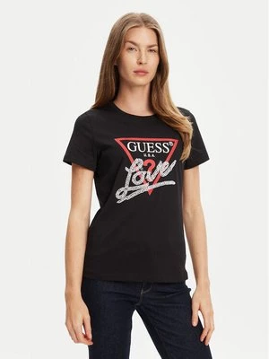 Obrázek produktu Guess T-Shirt W5YI40 I3Z14 Černá Regular Fit