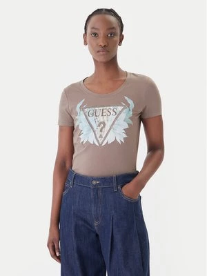 Obrázek produktu Guess T-Shirt W6GI12 K3027 Hnědá Regular Fit