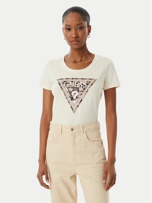 Obrázek produktu Guess T-Shirt W6RI32 J1314 Écru Regular Fit Krémová