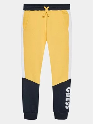 Obrázek produktu Guess Teplákové kalhoty L3BQ11 KAX73 Žlutá Regular Fit