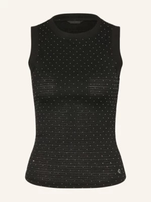 Obrázek produktu Guess Top Francine S Ozdobnými Kameny černá