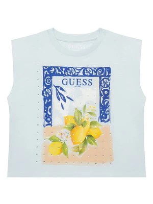 Obrázek produktu Guess Top J6GI12 K8HM4 Světle modrá Regular Fit