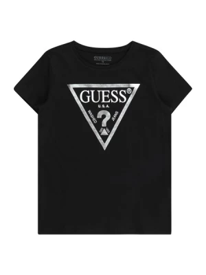 Obrázek produktu GUESS Tričko  černá / stříbrná