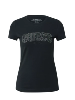 Obrázek produktu GUESS Tričko  černá / stříbrná