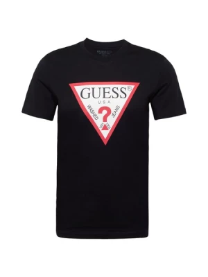 Obrázek produktu GUESS Tričko  jasně červená / černá / barva bílé vlny