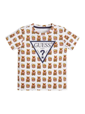 Obrázek produktu GUESS Tričko  pueblo / žlutá / červená / bílá